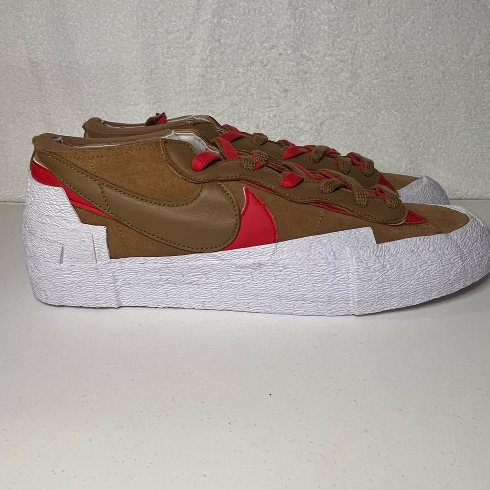 Nike x sacai Blazer Low British Tan Size 14